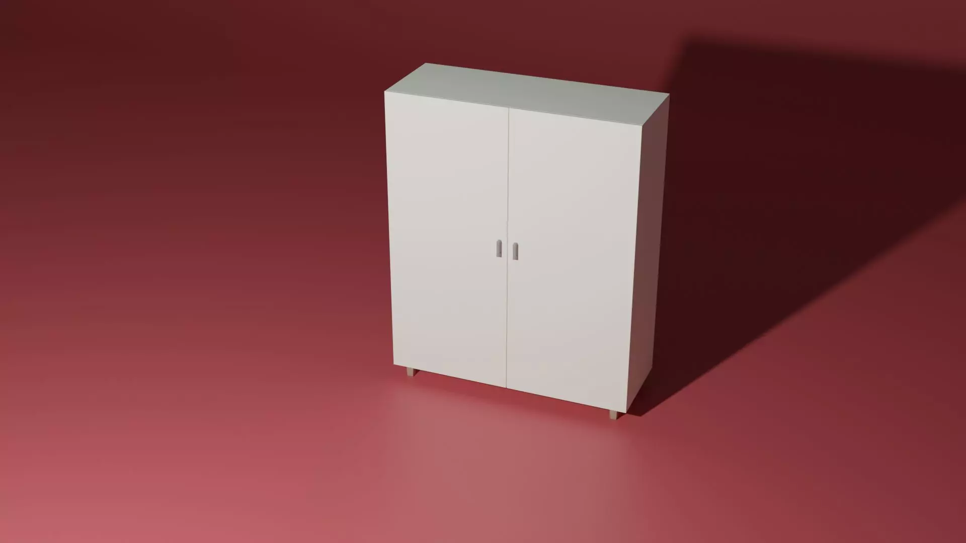Closet cabinet 3D model_0