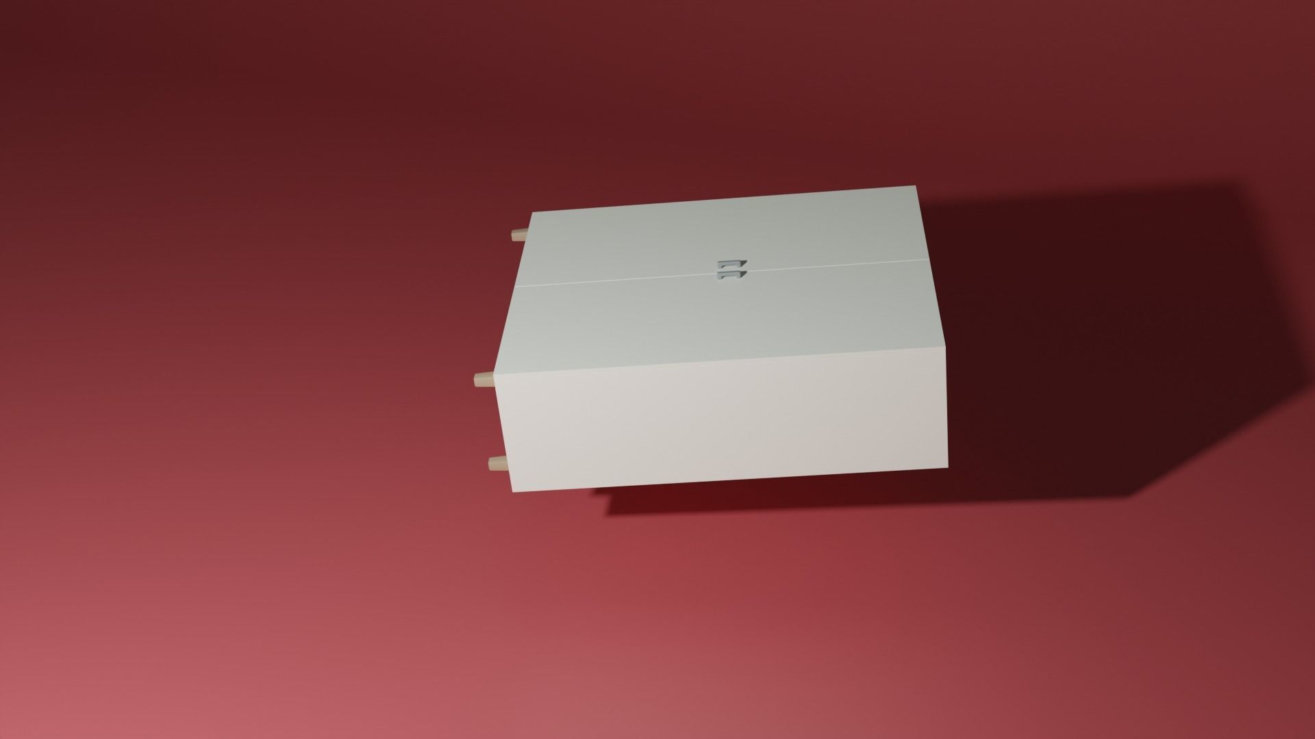 Closet cabinet 3D model_8