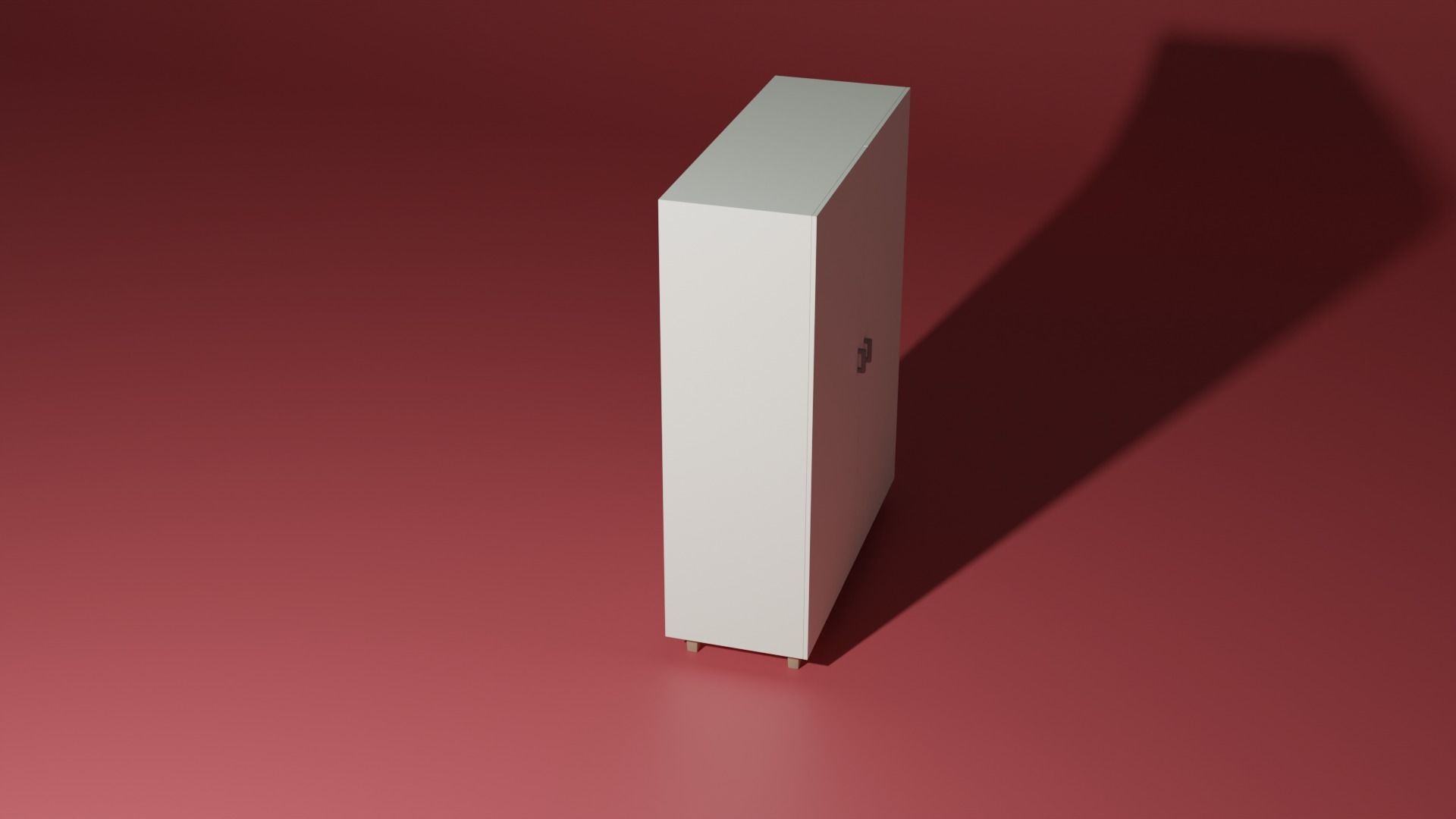 Closet cabinet 3D model_2