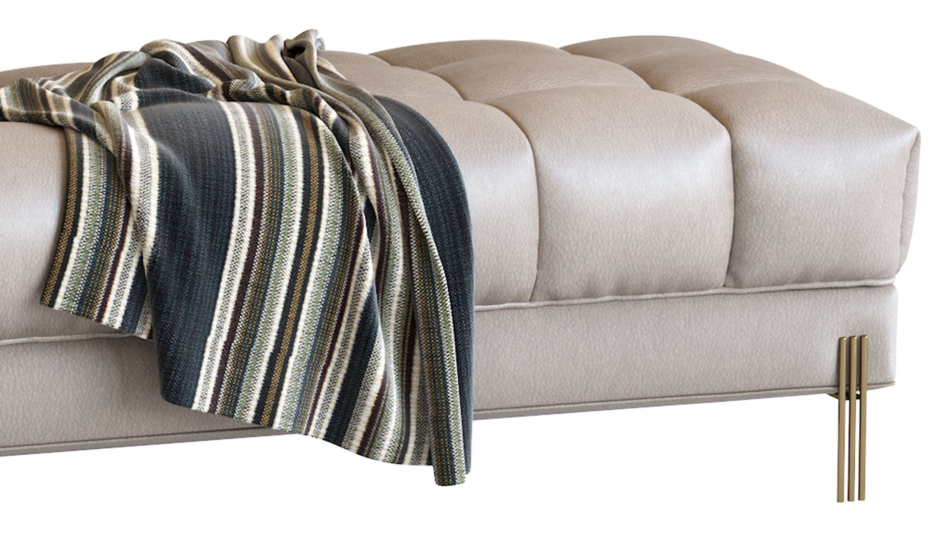 Bench Sienna 3D model_6