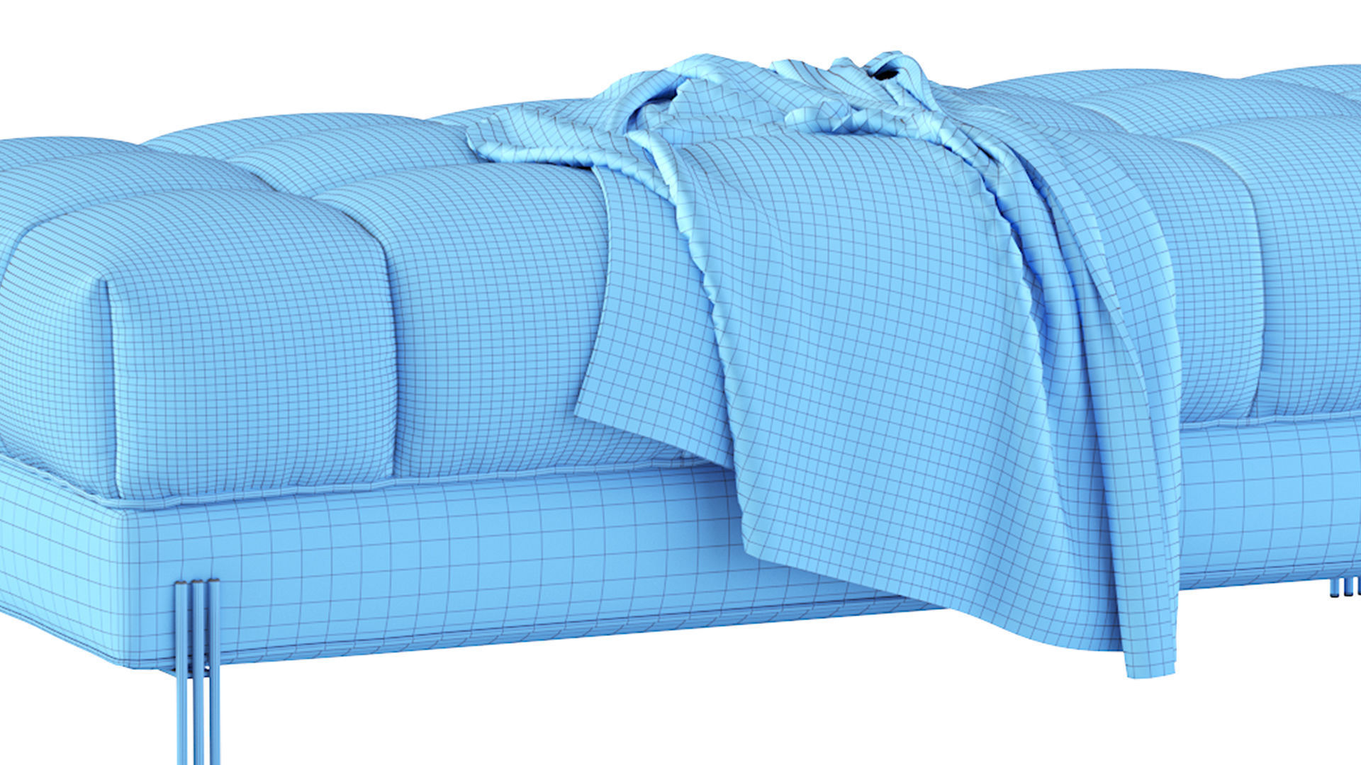 Bench Sienna 3D model_10