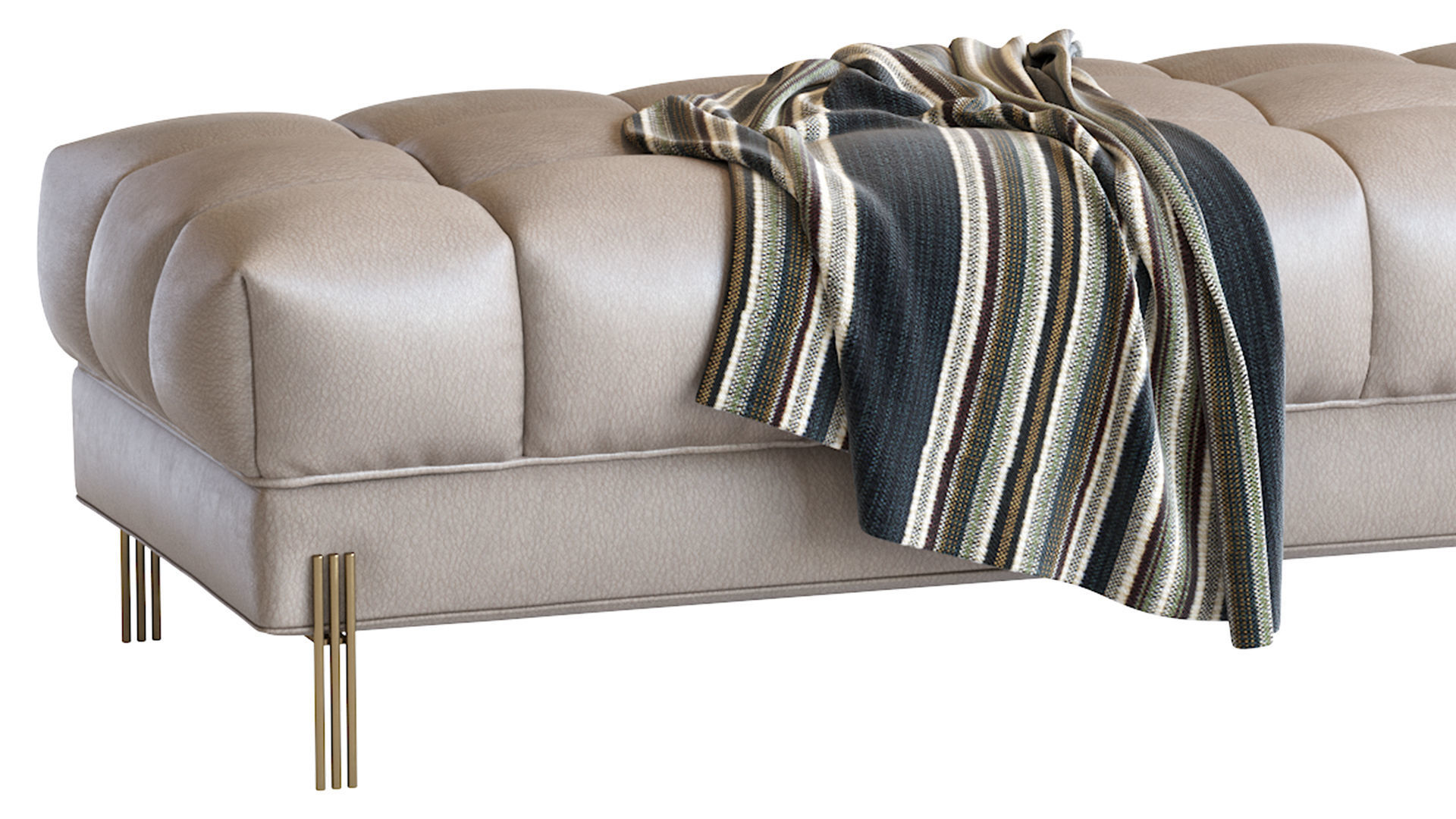 Bench Sienna 3D model_5