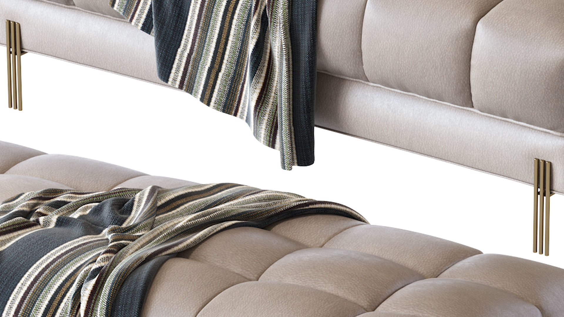 Bench Sienna 3D model_23