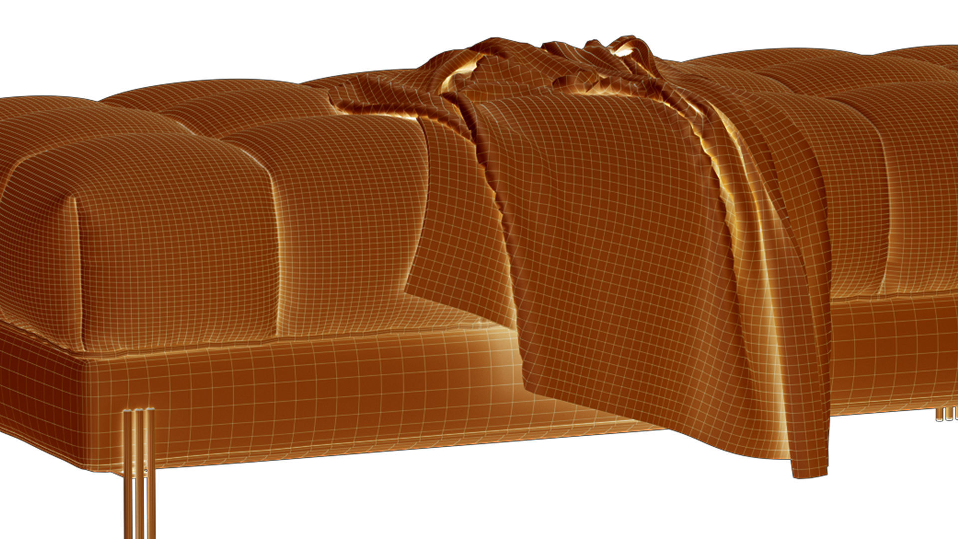 Bench Sienna 3D model_27