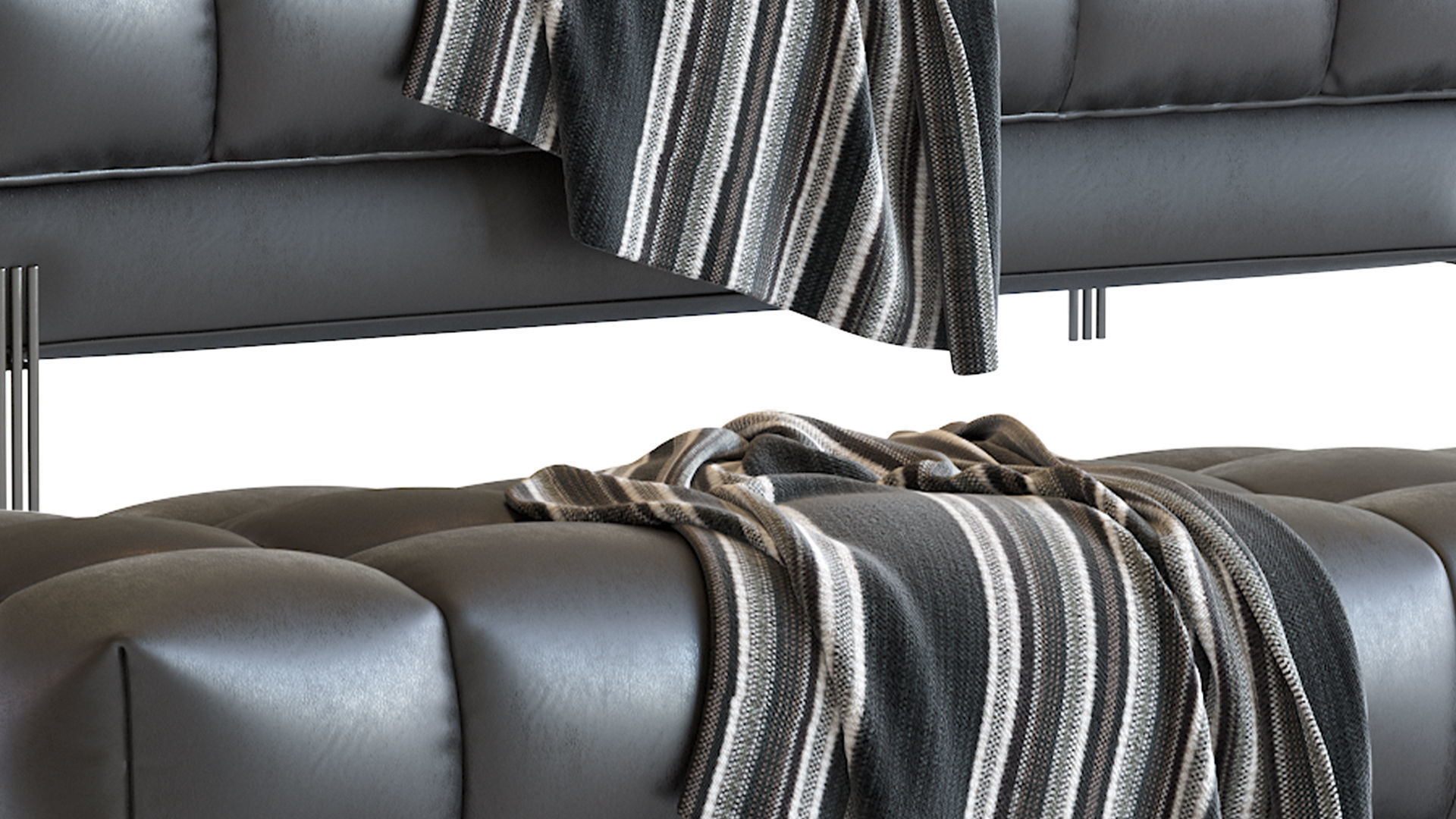 Bench Sienna 3D model_13