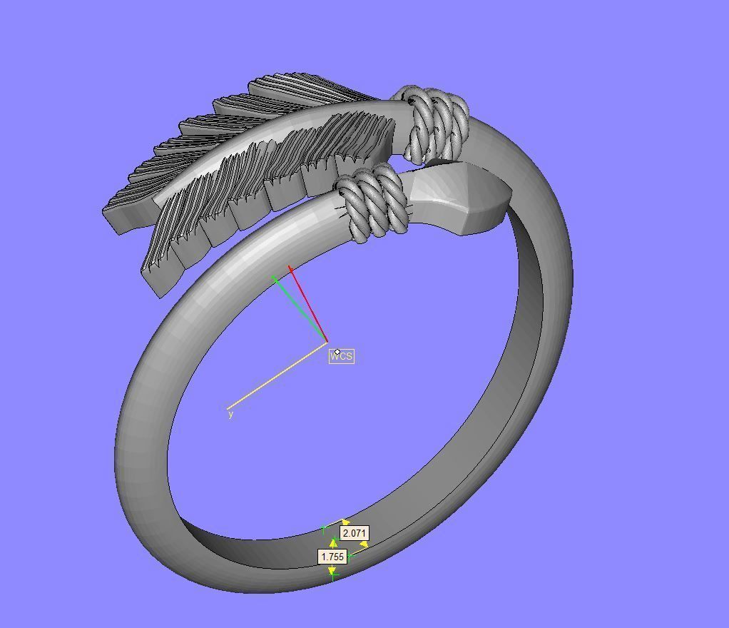ring arrow 3D print model_2