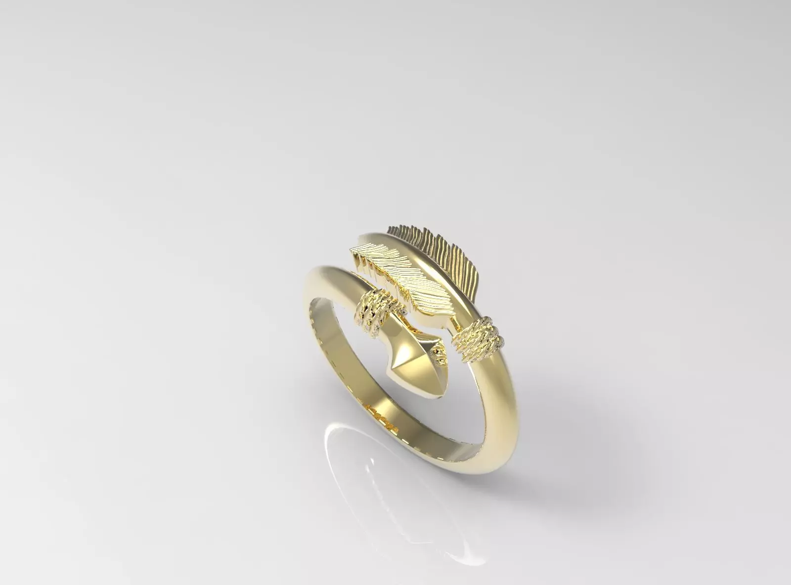 ring arrow 3D print model_0