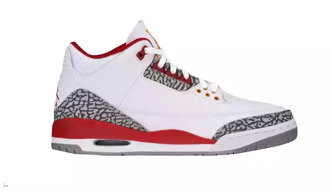 Nike Air Jordan 3 Cardinal Red