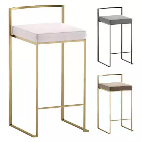 Bar Stool LORAINE by Cazarina Interiors 3 Colors Version