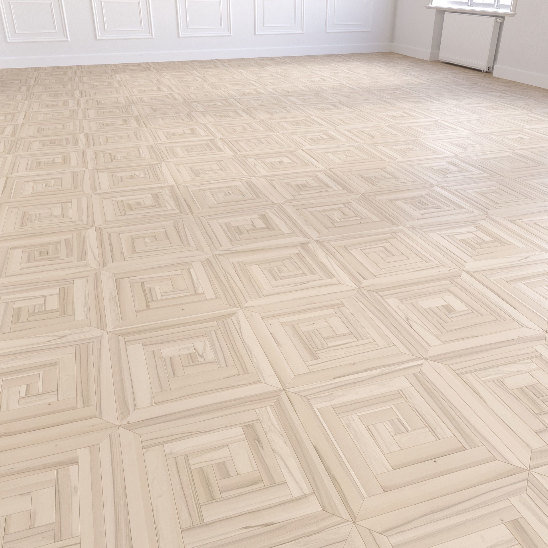 Parquet - Laminate - Wooden floor 3 in 1 Low-poly 3D model_9