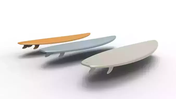 Surfboard 3d printed 3D print model