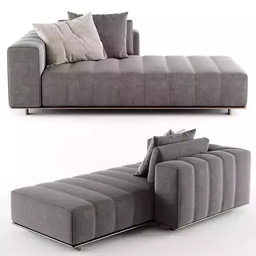 FREEMAN Chaise Longue 01 3D model