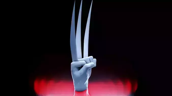 Wolverines Claws 3D print model