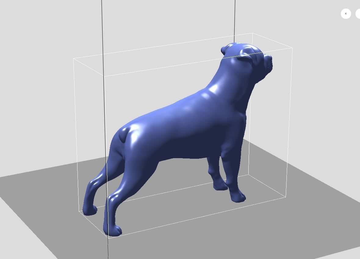 Rottweiler dog 3D print model_4