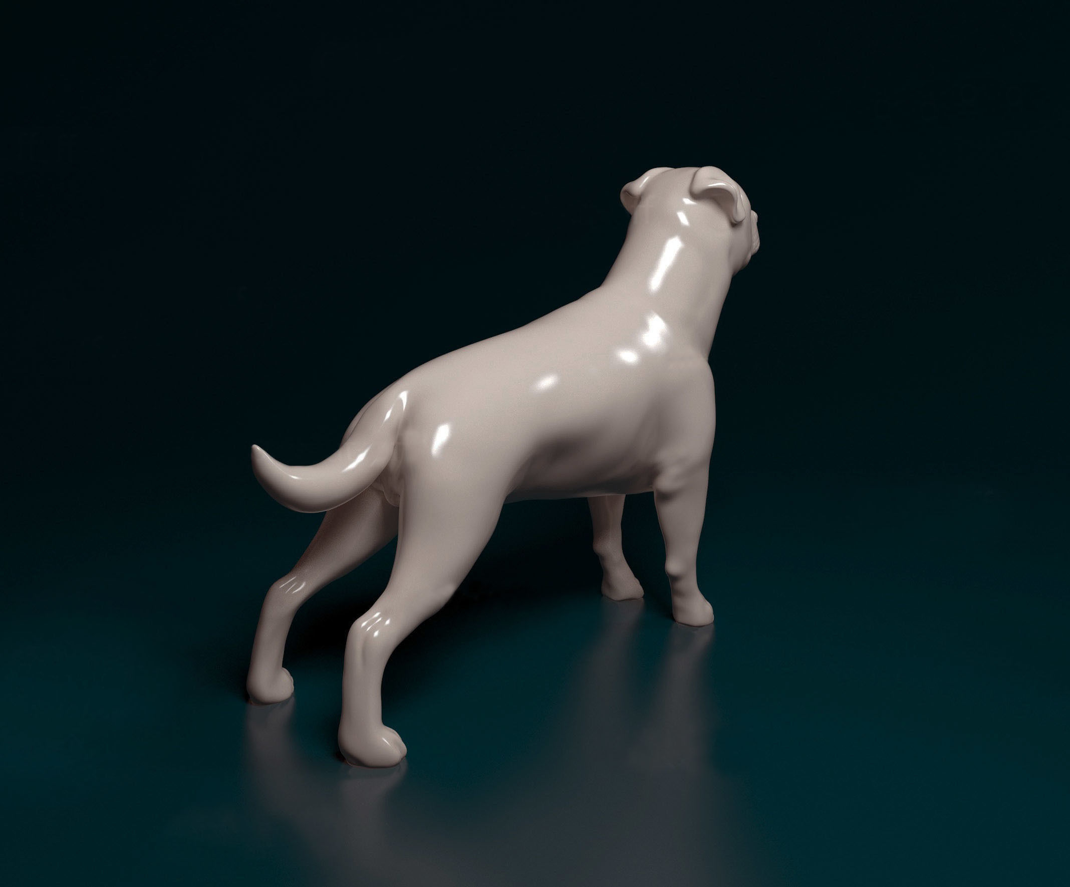 Rottweiler dog 3D print model_3