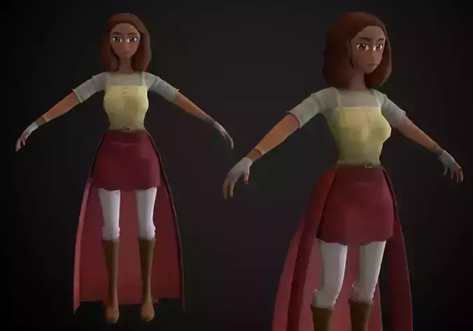 pretty woman middle age with brown hair