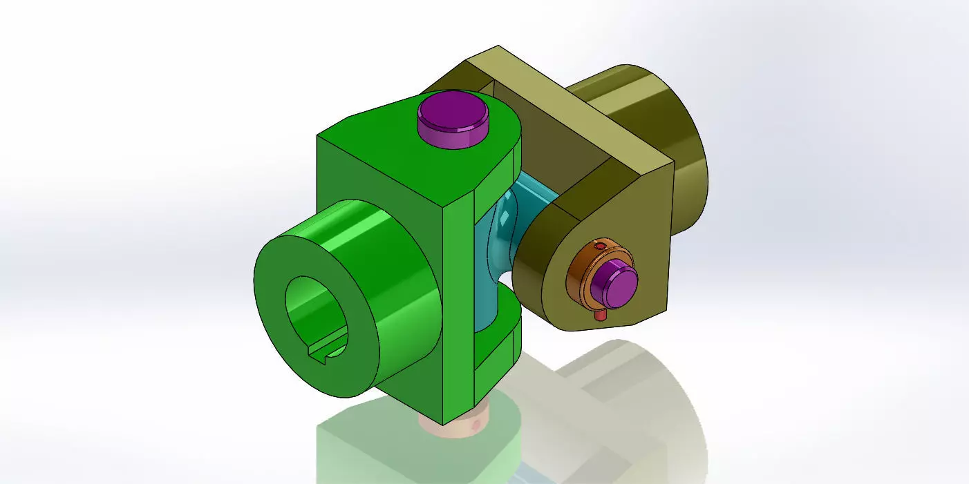 Universal Joint 3D model_0