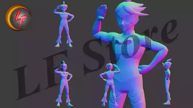 Pokemon Marlon 3D model