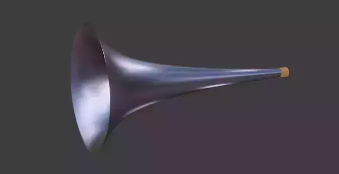 Trumpet Vuvuzela Horn 3D model