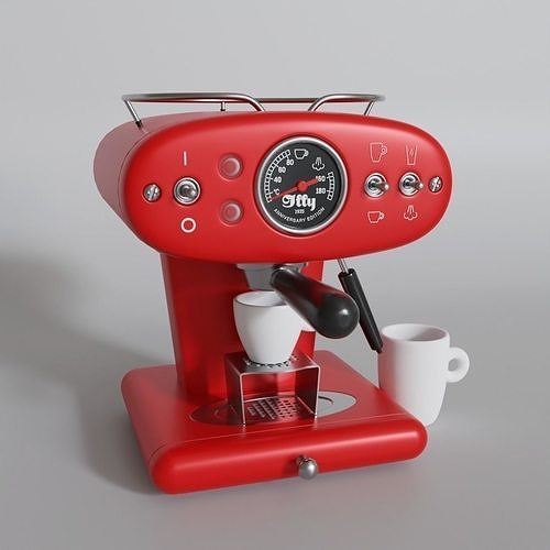 Realistic Espresso Machine 3D model