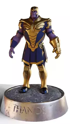 Thanos in gold costume