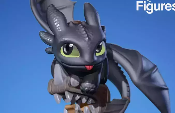 Chibi Toothless - How to Train Your Dragon 3D print model