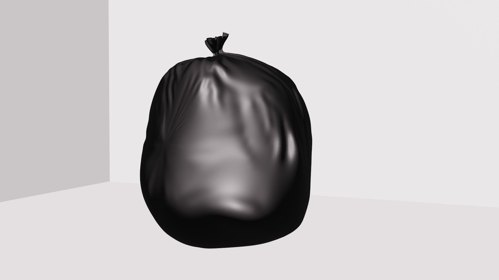 3d garbage bag with realastic matirals 3D model_3