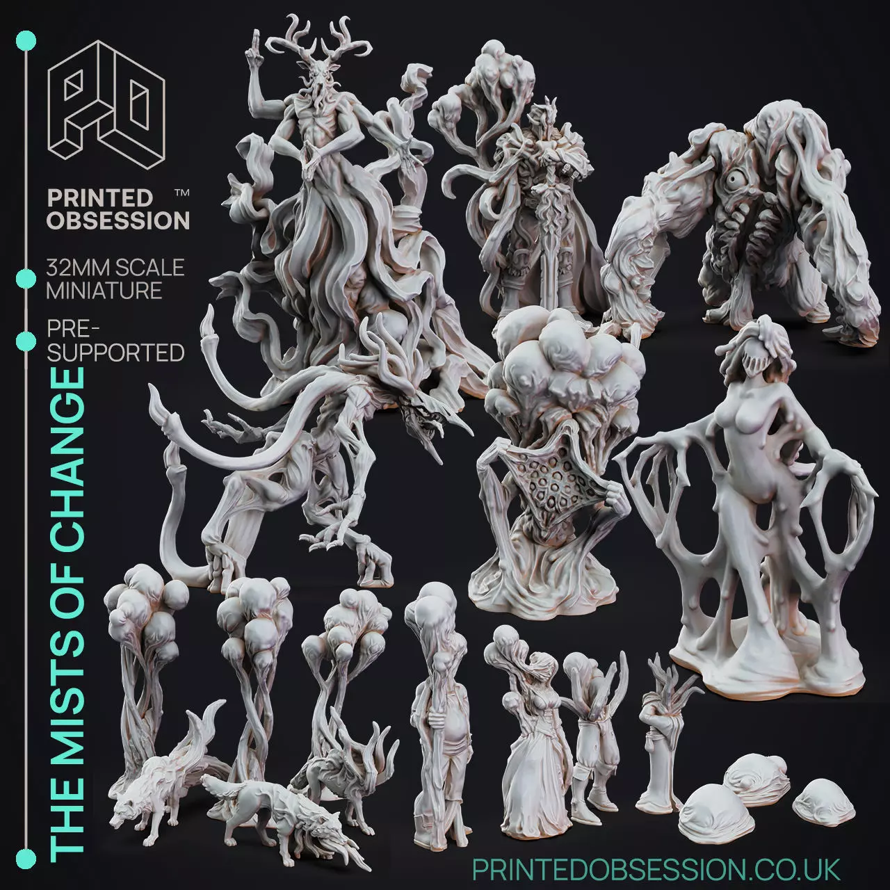 The Mists of Change - 19 Model Value Pack - 3D Printable 3D print model_0