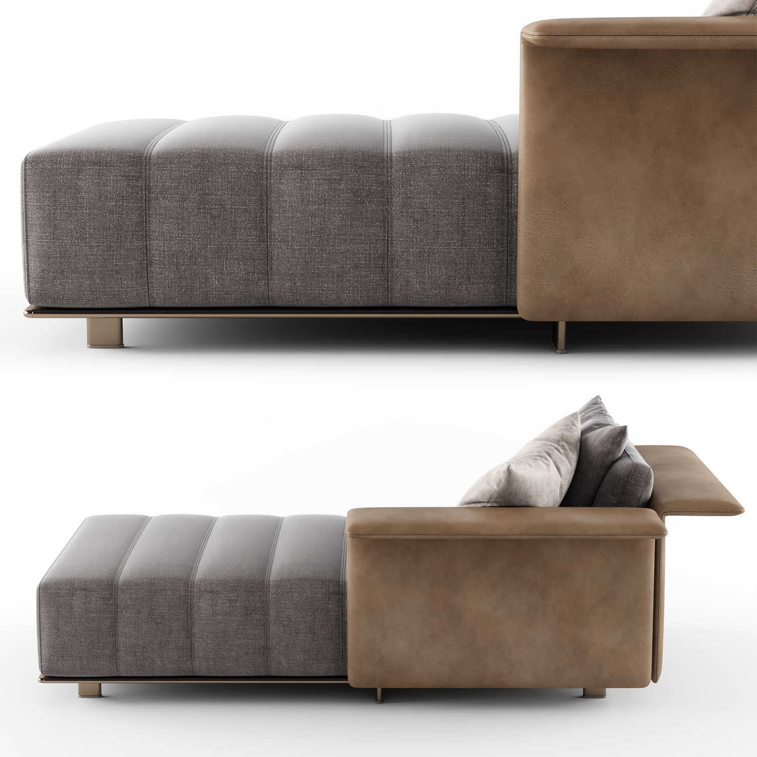 FREEMAN Chaise Longue 03 3D model_4