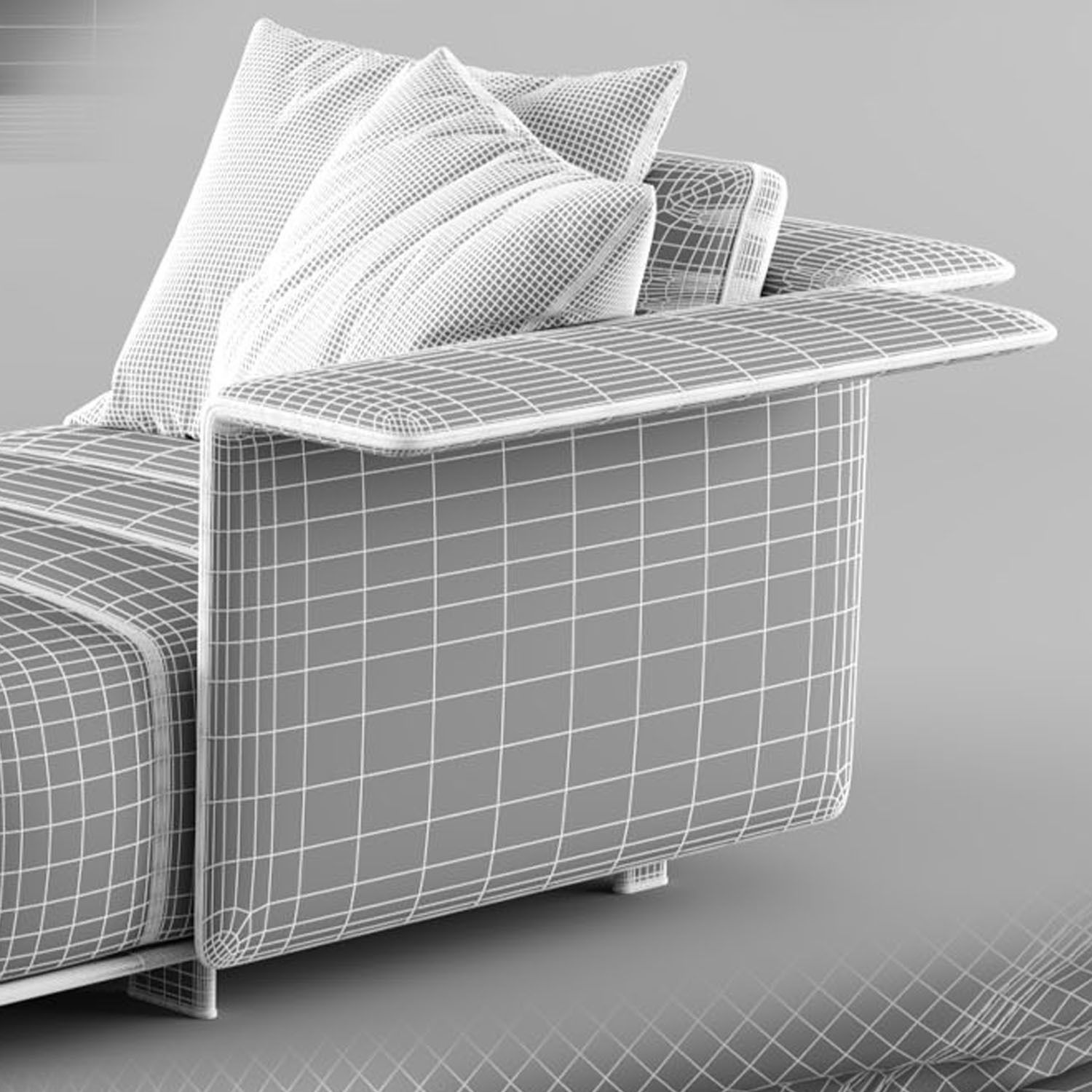 FREEMAN Chaise Longue 03 3D model_7