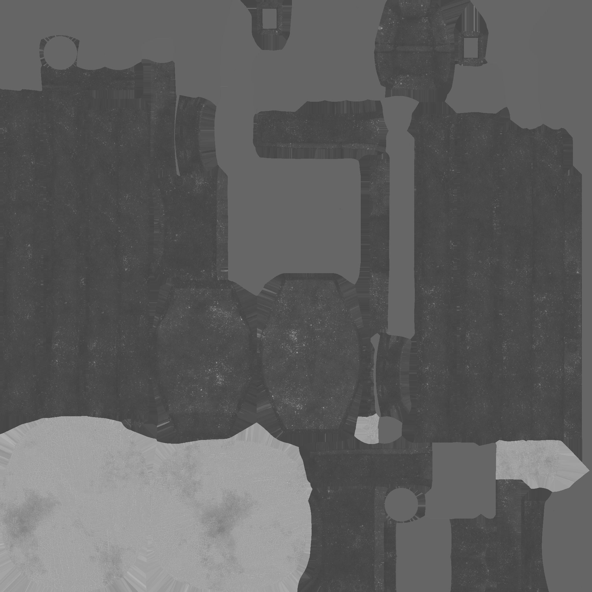 Jetpack Electric B01 Dark Steel  - SciFi Character Design Low-poly 3D model_22