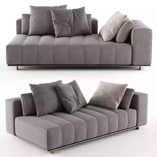 Daybed element sofa 3D model