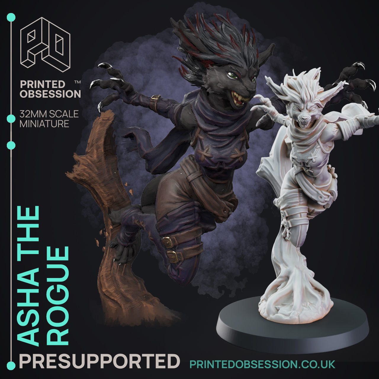 Tabaxi Caravan - 14 Model Value Pack - 3d Printable Miniatures 3D print model_1