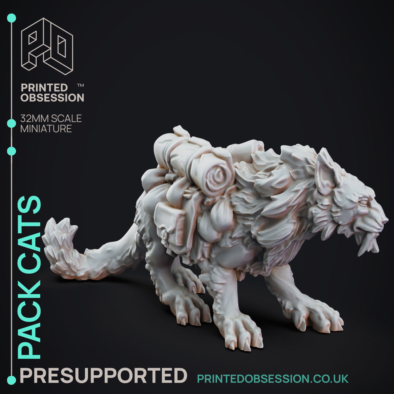 Tabaxi Caravan - 14 Model Value Pack - 3d Printable Miniatures 3D print model_45