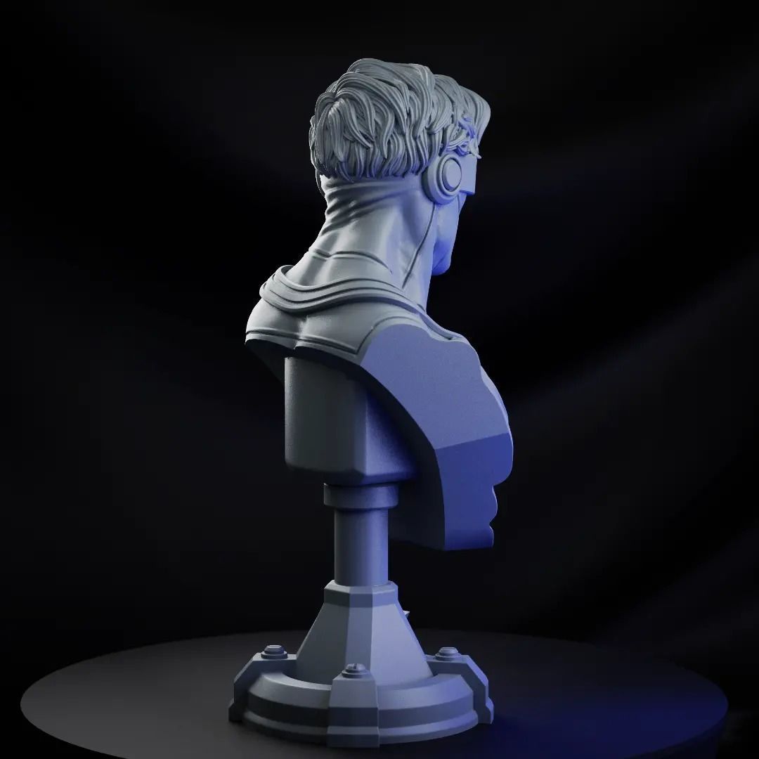 CYCLOPS X- MEN BUST 3D print model_6