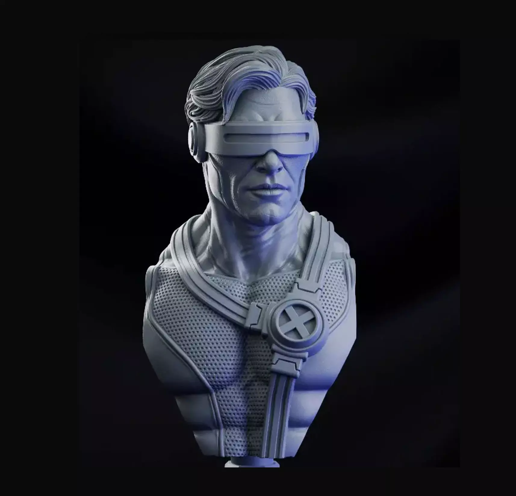 CYCLOPS X- MEN BUST 3D print model_0