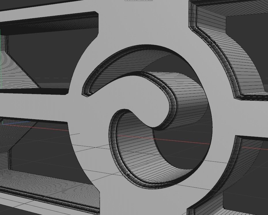 STL MODEL G piece of metal 3D model_4