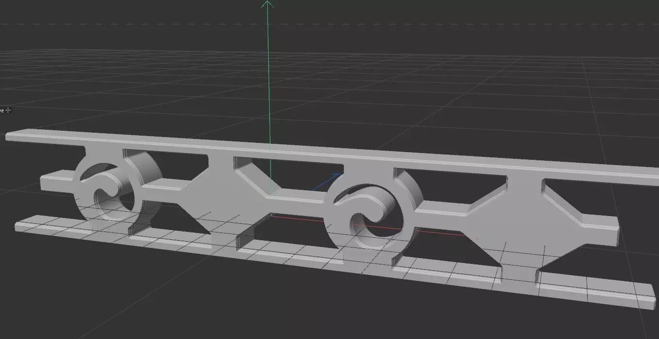 STL MODEL G piece of metal 3D model_0