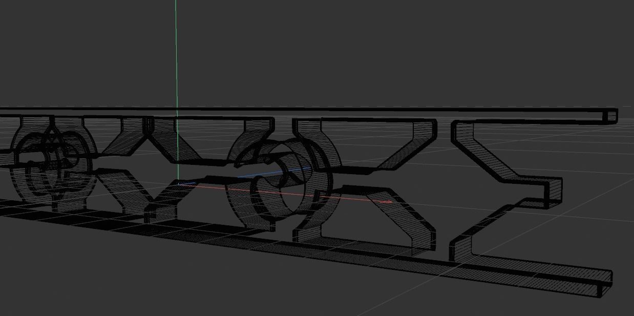 STL MODEL G piece of metal 3D model_3