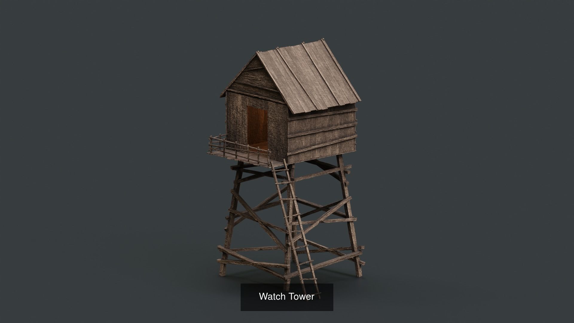 Watch Tower Pack  3D Model Collection_1