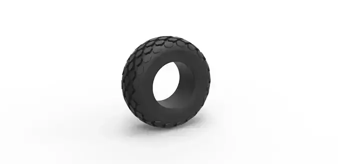 Offroad tire 28 Scale 1 to 25