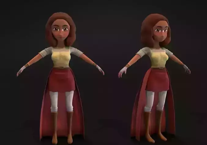 very small woman middle age