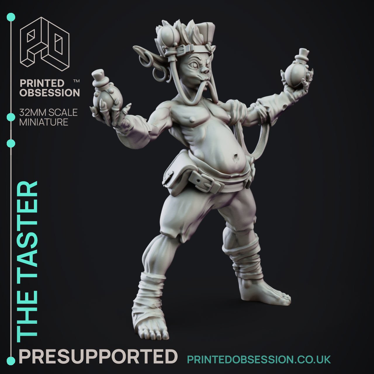 Goblin Potion Makers - 10 Model Value Pack - 3d Printable Minis 3D print model_46