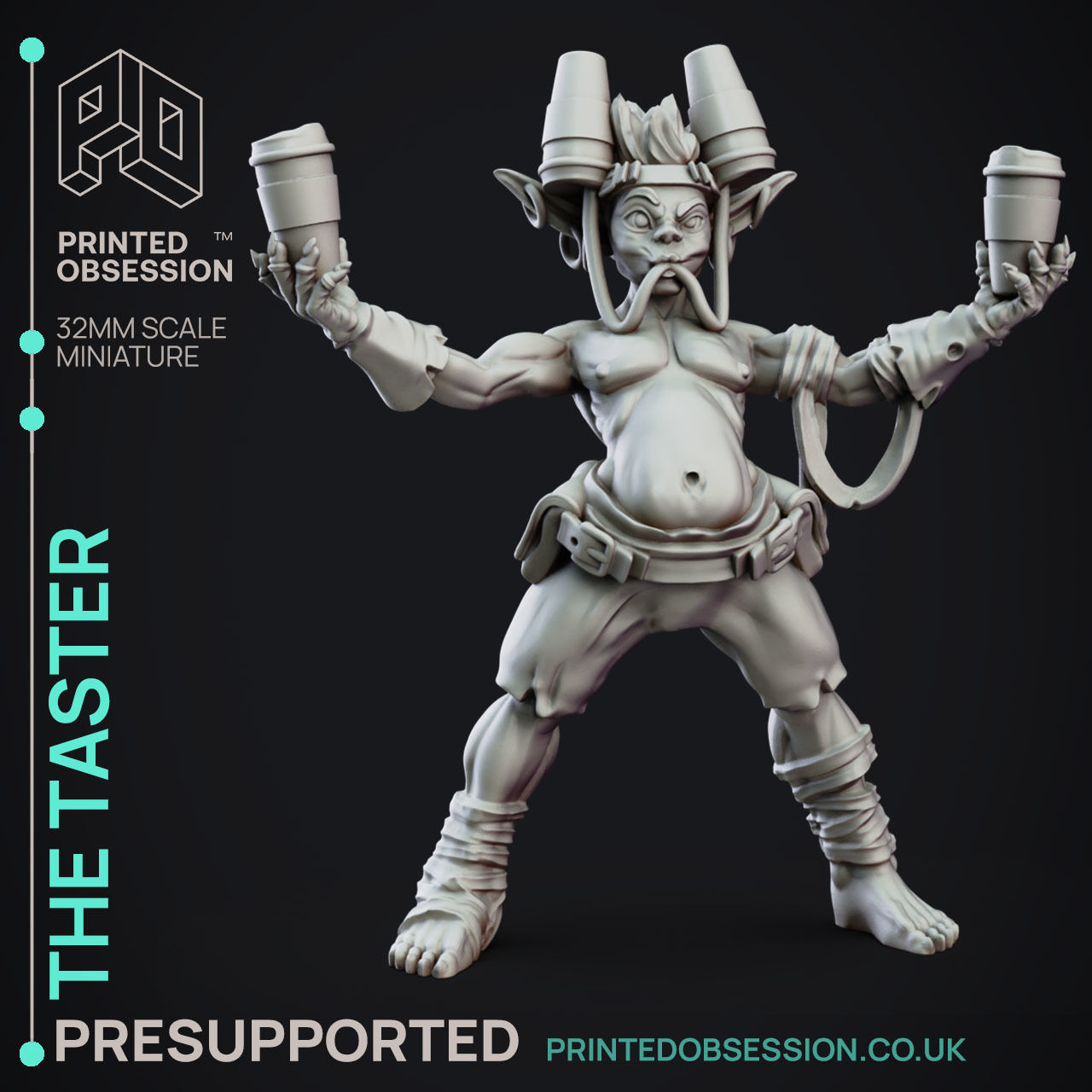 Goblin Potion Makers - 10 Model Value Pack - 3d Printable Minis 3D print model_48