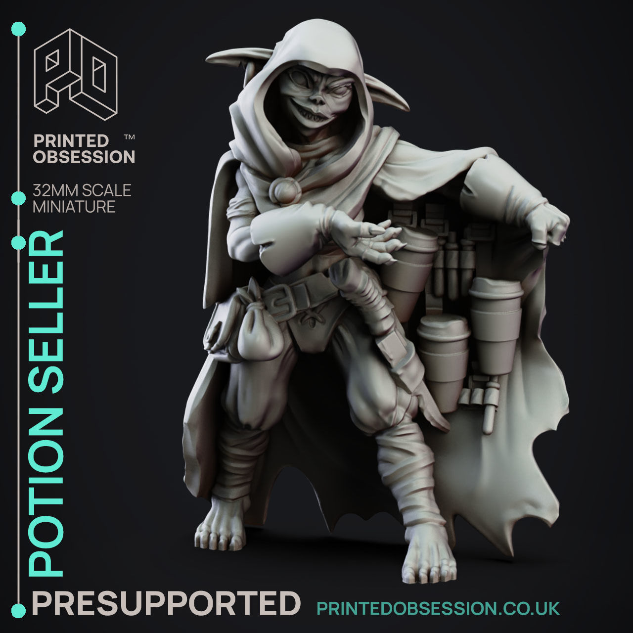 Goblin Potion Makers - 10 Model Value Pack - 3d Printable Minis 3D print model_38