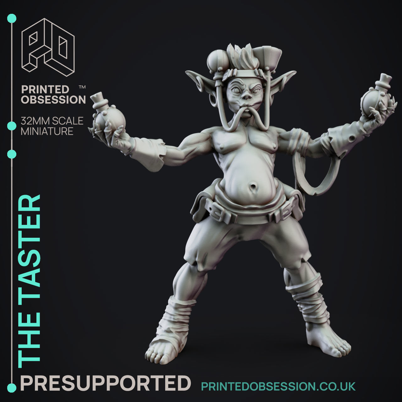 Goblin Potion Makers - 10 Model Value Pack - 3d Printable Minis 3D print model_47