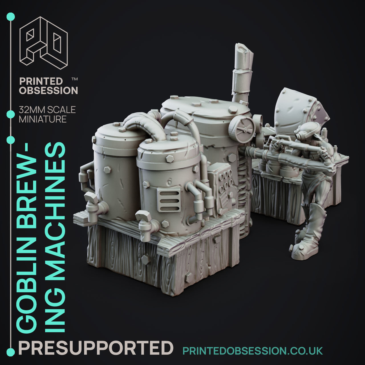 Goblin Potion Makers - 10 Model Value Pack - 3d Printable Minis 3D print model_21