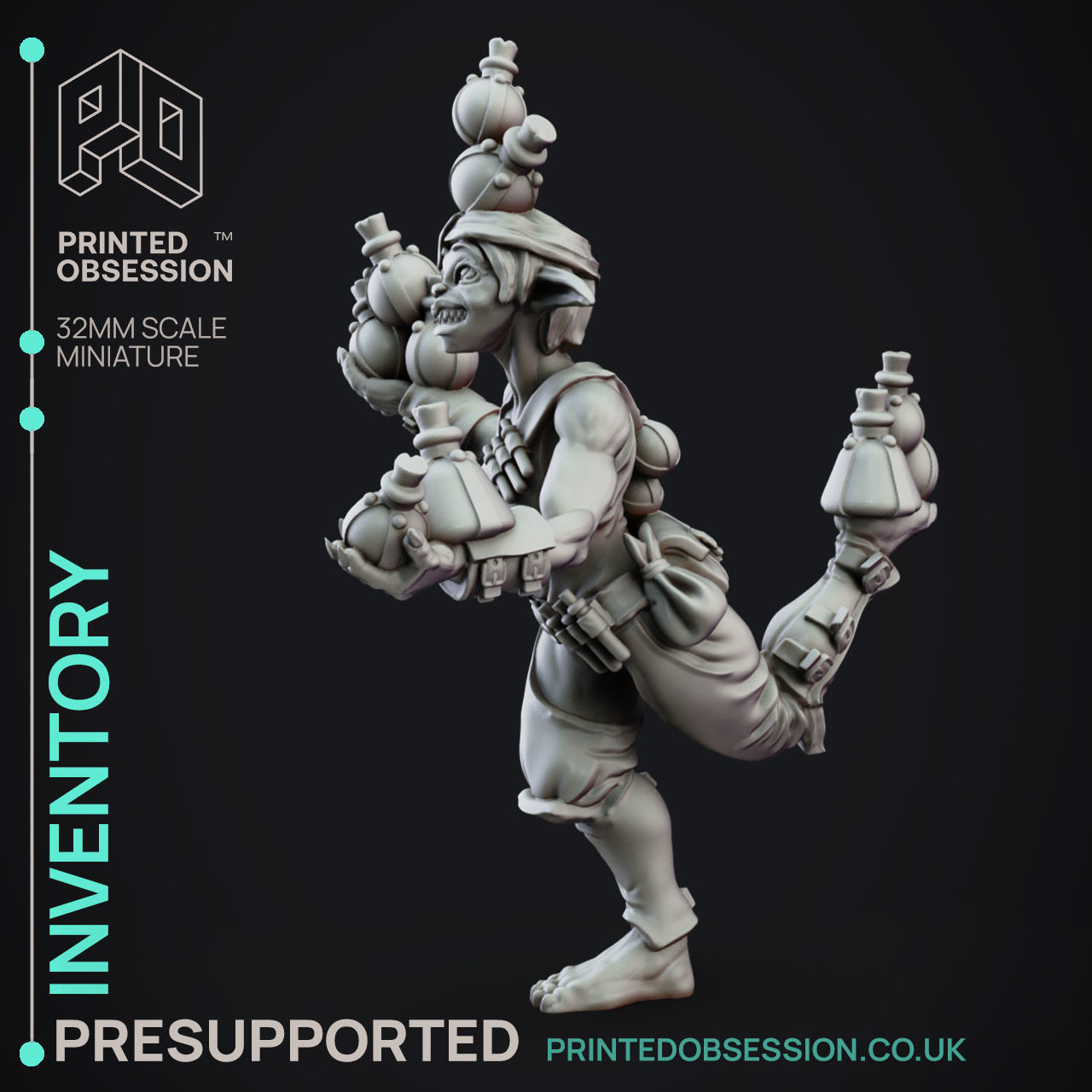 Goblin Potion Makers - 10 Model Value Pack - 3d Printable Minis 3D print model_44