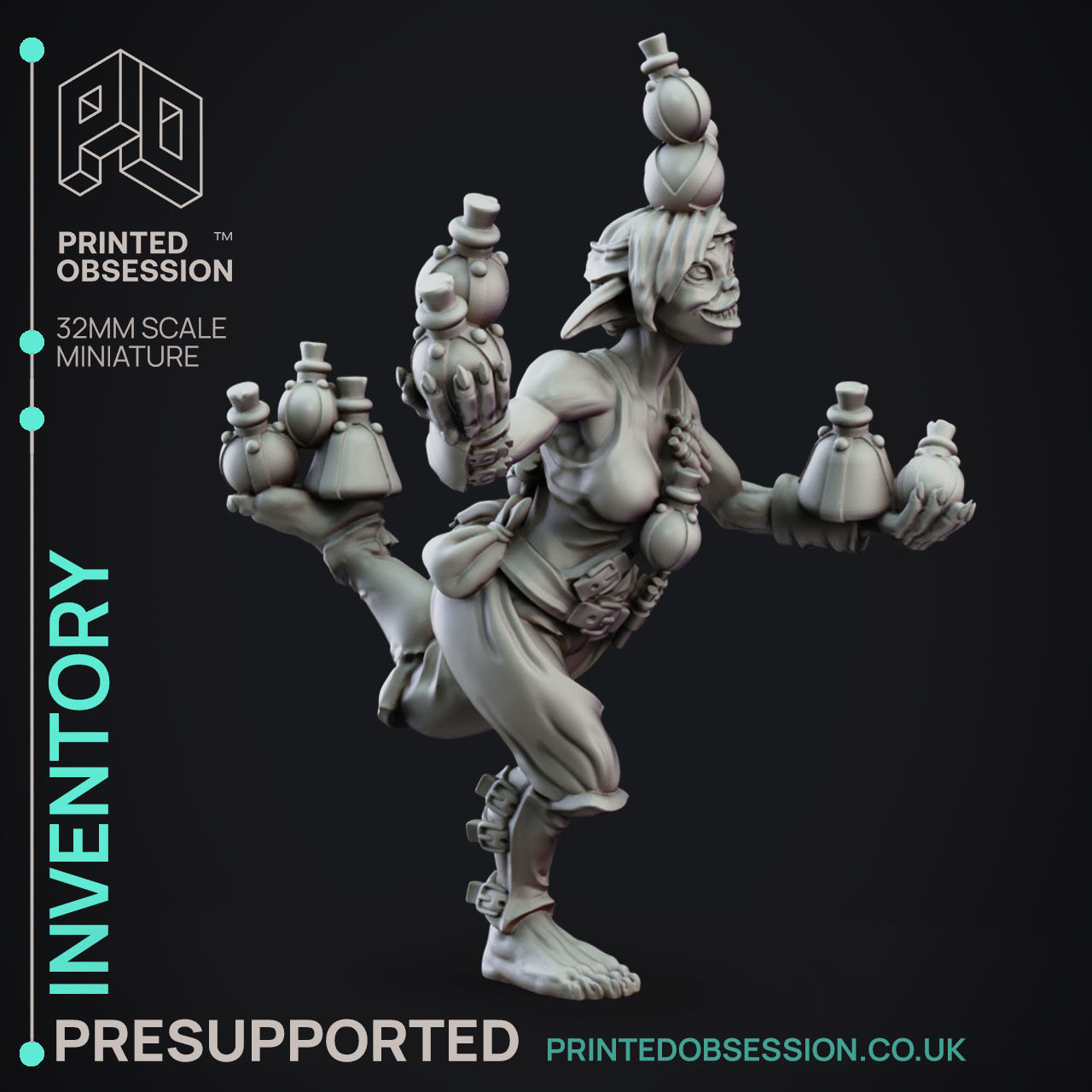 Goblin Potion Makers - 10 Model Value Pack - 3d Printable Minis 3D print model_41