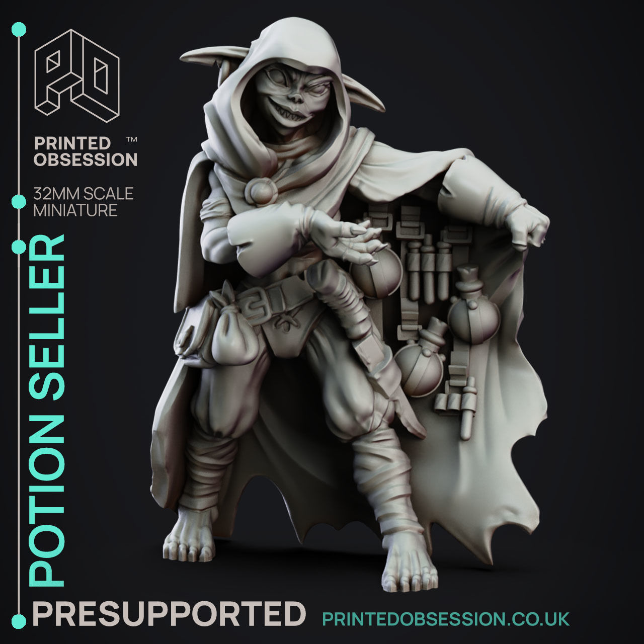 Goblin Potion Makers - 10 Model Value Pack - 3d Printable Minis 3D print model_36